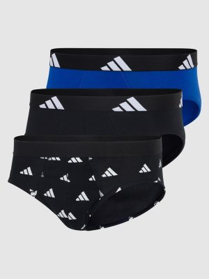 ADIDAS 3 Pack Active Flex Cotton Brief Underwear assorted 913 colourway