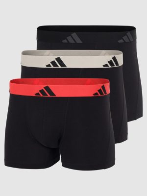 ADIDAS 3 Pack Active Flex Cotton Trunk Underwear assorted 909 colourway