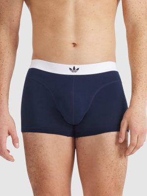 ADIDAS 2 Pack Comfort Flex Cotton Body Lines Trunk Underwear Assorted