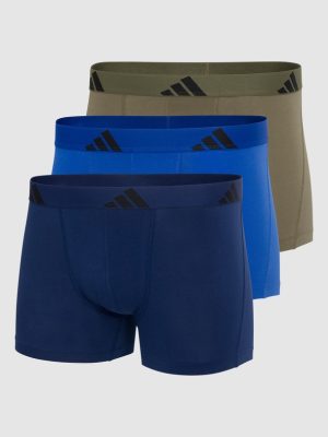 ADIDAS 3 Pack Active Flex Cotton Trunk Underwear assorted 901 colourway
