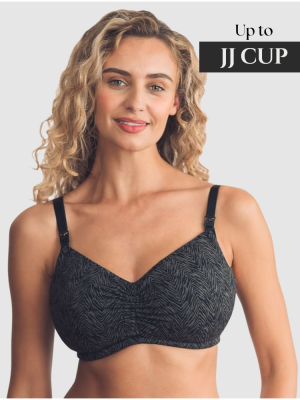 Royce Blossom Wirefree Cotton Maternity & Nursing Bra multi cup C -JJ in bands 10-20